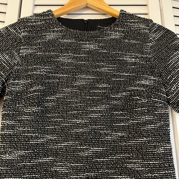 Club Monaco tweed stretch lined dress - size XXS - worn twice. Retail: $279 - Picture 3 of 4